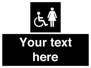 Custom information: black panel disabled and female